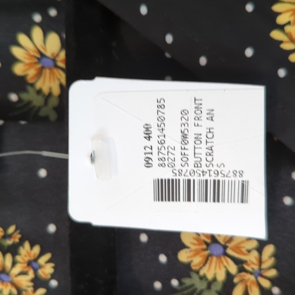 Saks Fifth Avenue Dotted Daisy-Print Blouse S - Picture 15 of 15